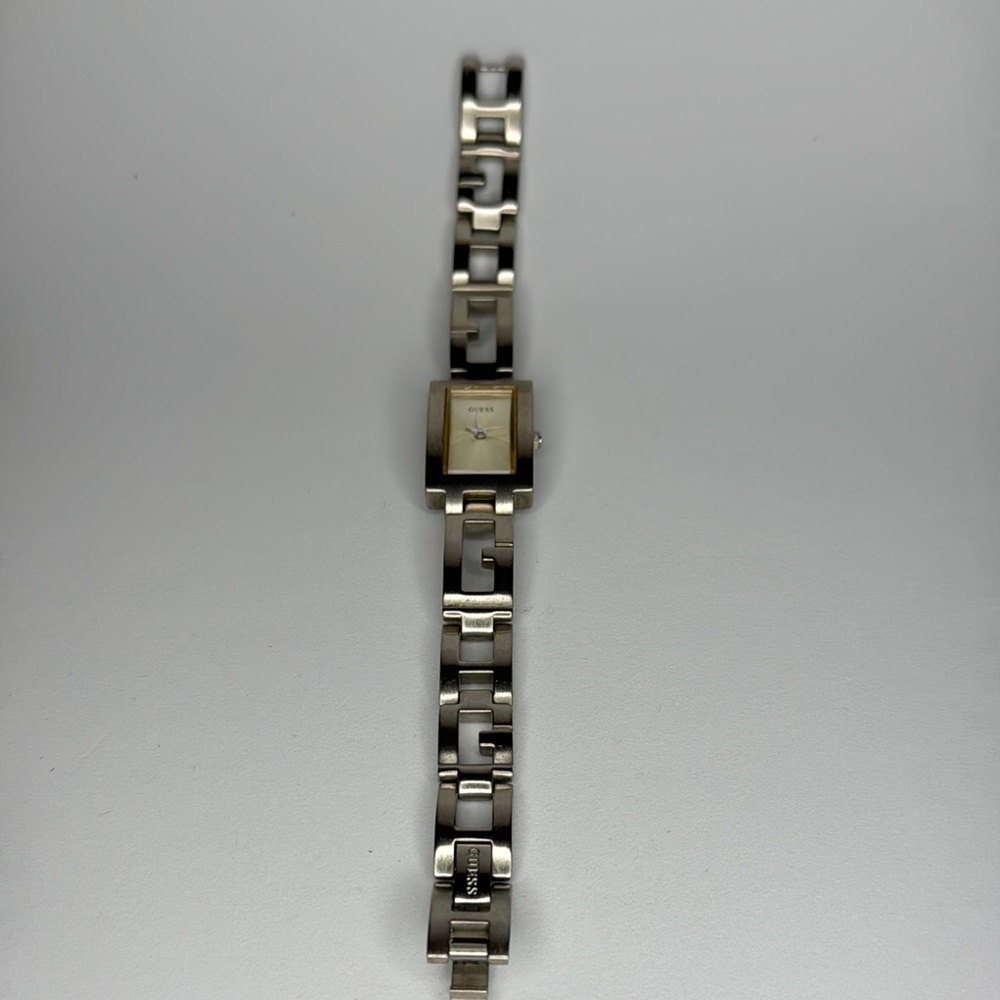 Guess Silver and Gold Link Bracelet Watch - Picture 2 of 5